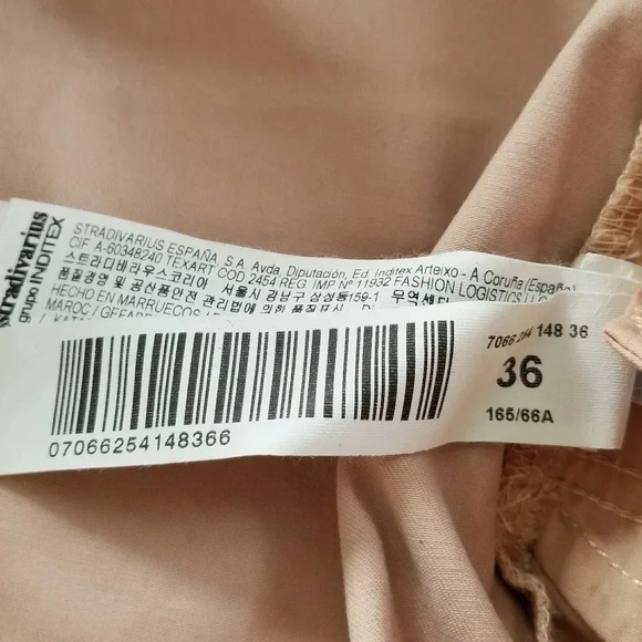 STRADIVARIUS EU 36 / US 4 WOMEN'S SKIRT SHORT DENI - Picture 8 of 8